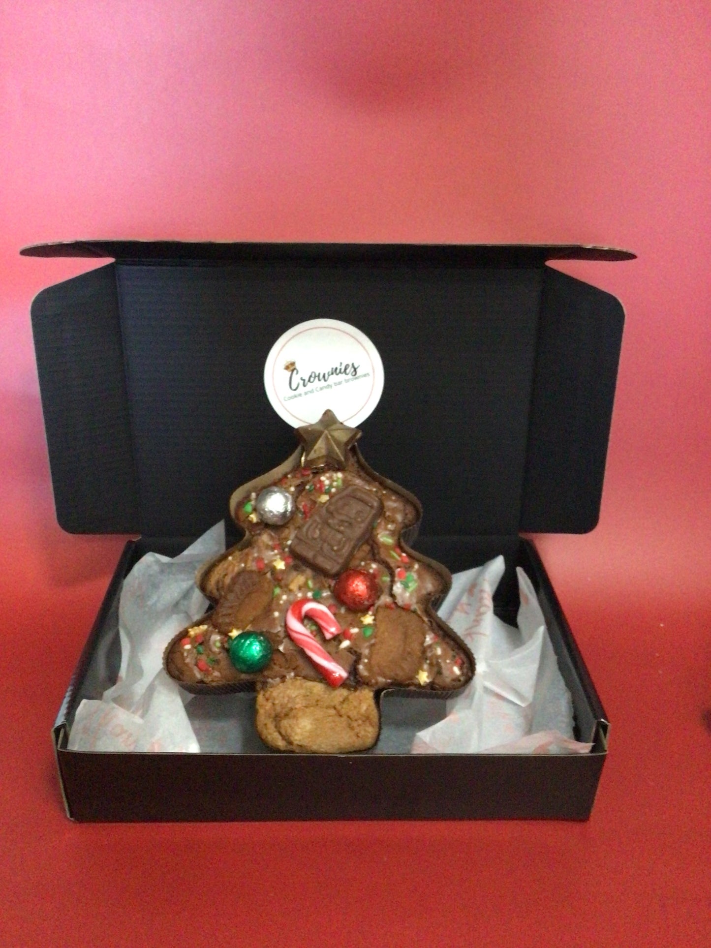 Christmas Tree Crownies
