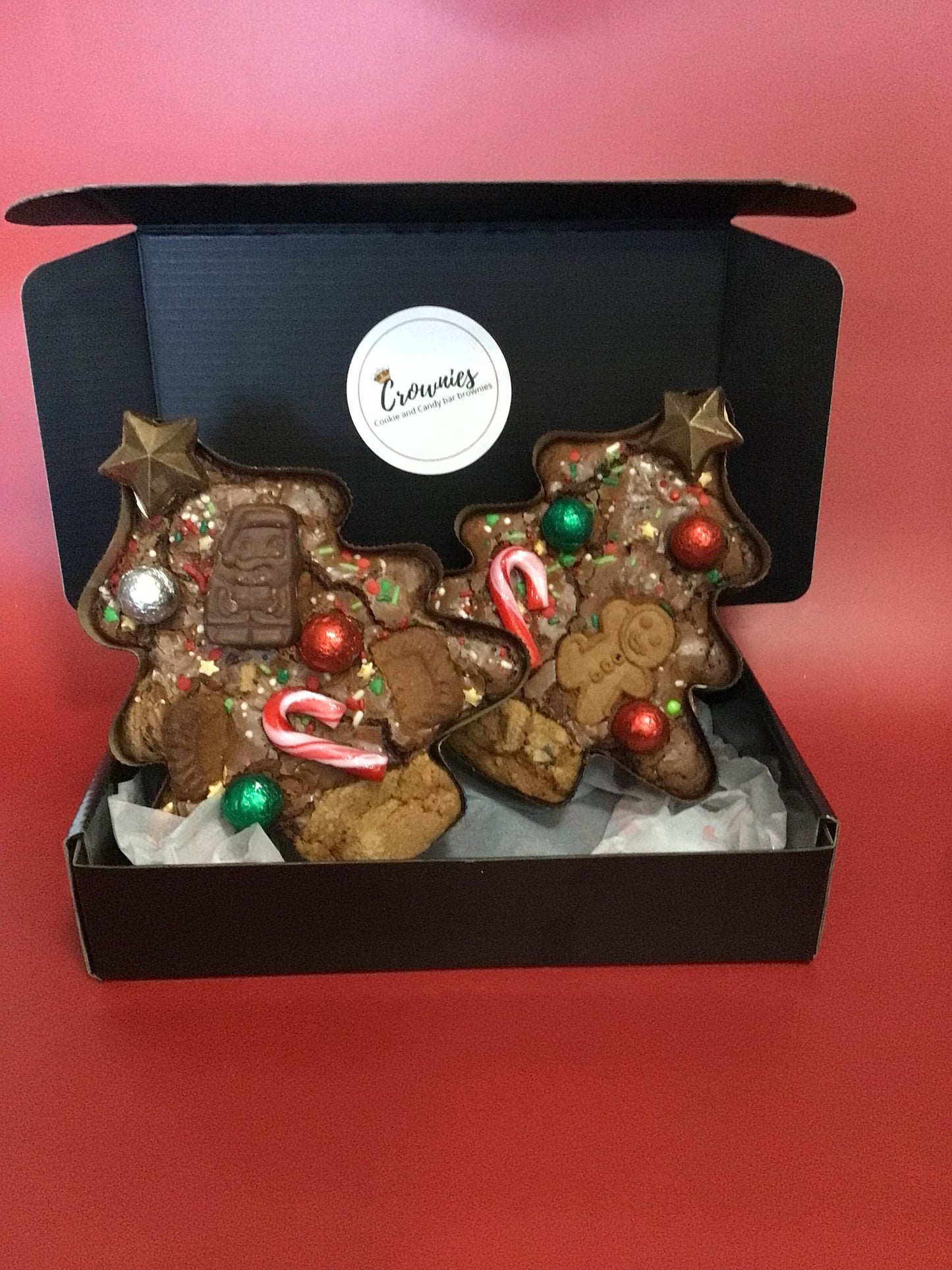 Christmas Tree Crownies