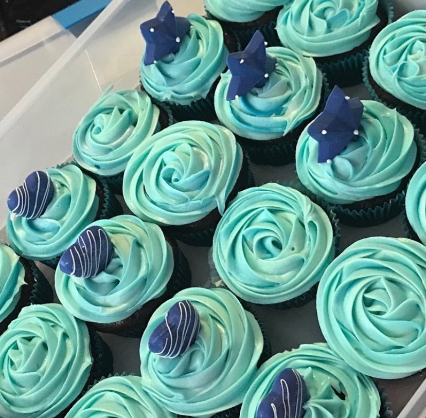 Basic Decorated Cupcakes