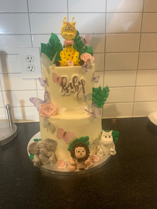 Two tiered cakes