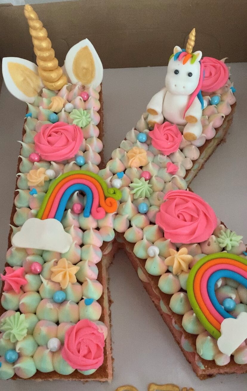 Number/Letter Cookie Cake | Tarte de Fleurs | Online Shop | Essex